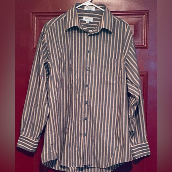 Concepts By Claiborne Men's Button Up Long Sleeve Shirt Size 16-1/2 (34-35) - Picture 2 of 16